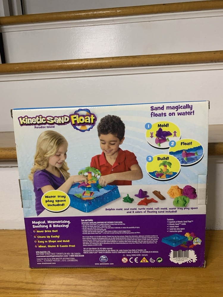 Kinetic Sand Float Paradise Island Set NIB