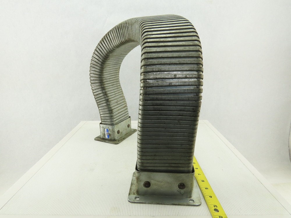 4" x 2-3/4" Flexible Galvanized Enclosed Cable Wire Protector 50" OAL