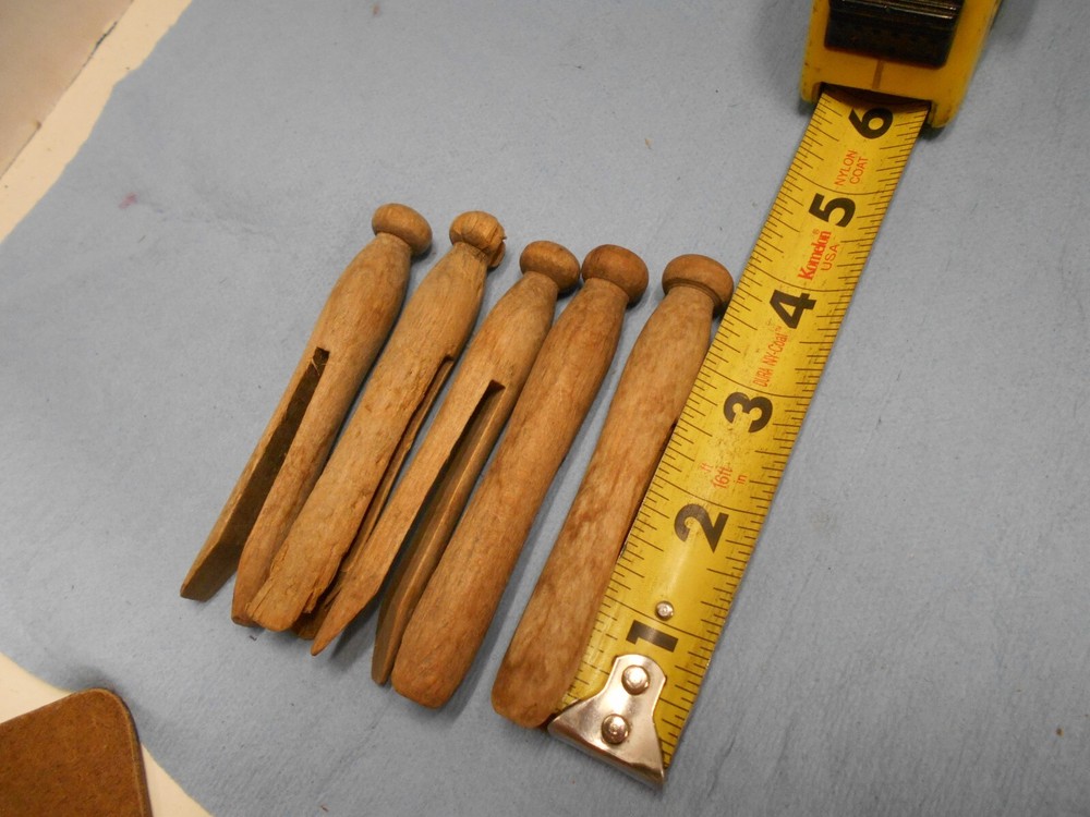 Vintage wood Clothes Pins