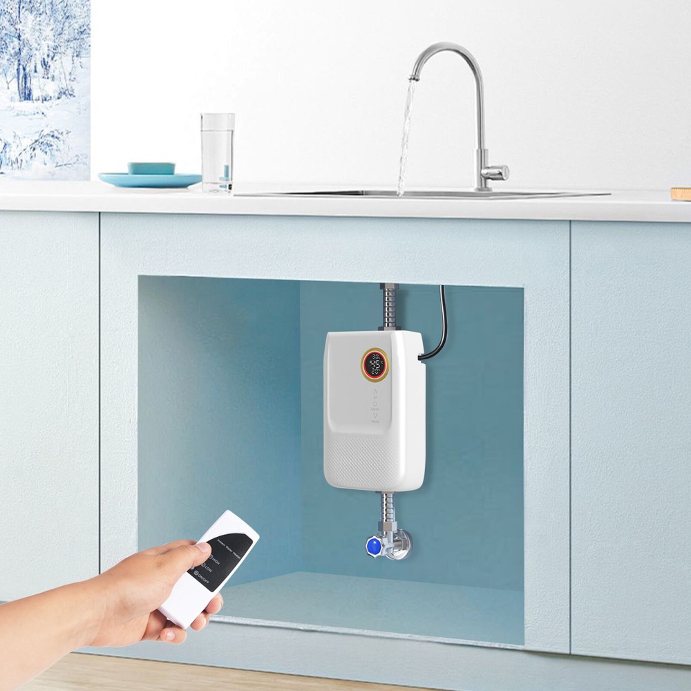 3KW Digital Display On Demand Hot Water Heater Tankless Electric Water Heater