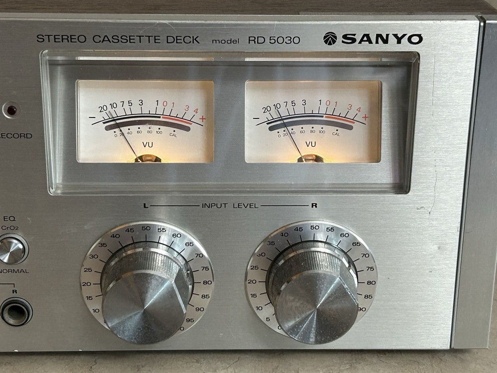 Sanyo RD 5030 Stereo Cassette Deck Tested Working