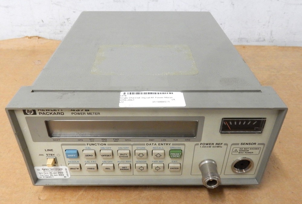 HP 437B Single Channel Digital RF Power Meter - Unit Only