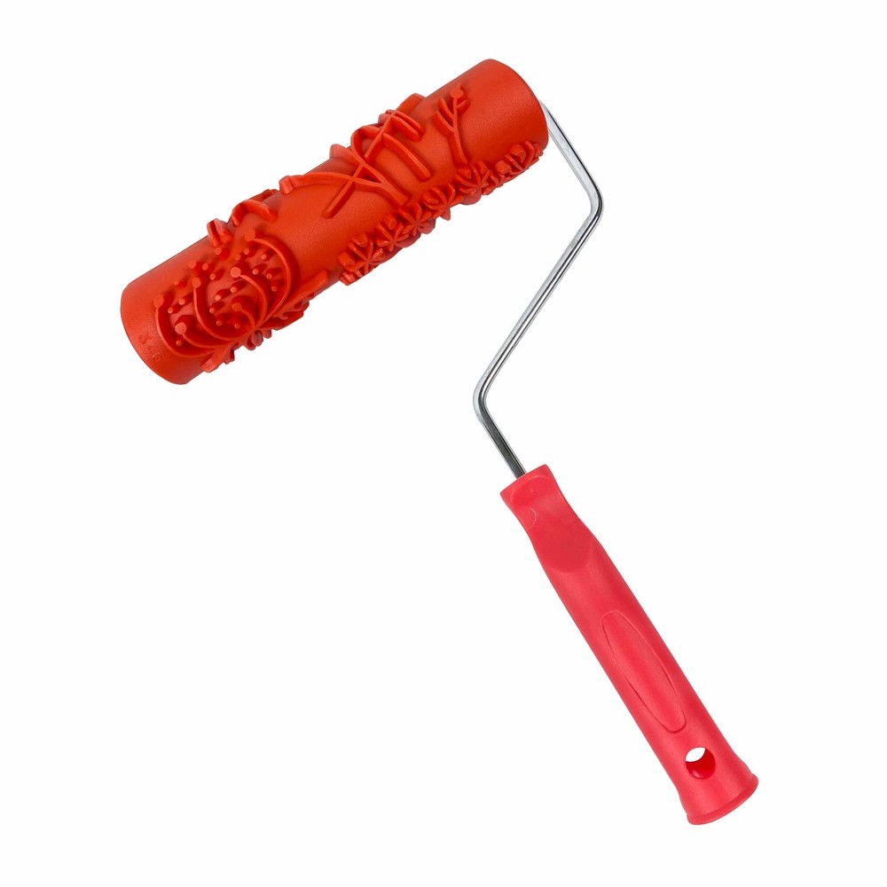 7'' Patterned Paint Roller for Wall Decoration Classic Brick Embossing Textur...
