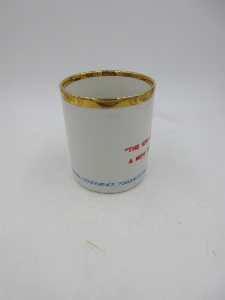 IBM System 390 Technical Conference Poughkeepsie N"Y Coffee Cup Mug Advertising