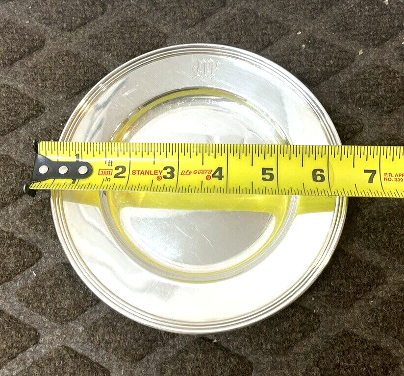 ONE. International sterling H413 Serving/Bread Plate, 71.5 Grams Average
