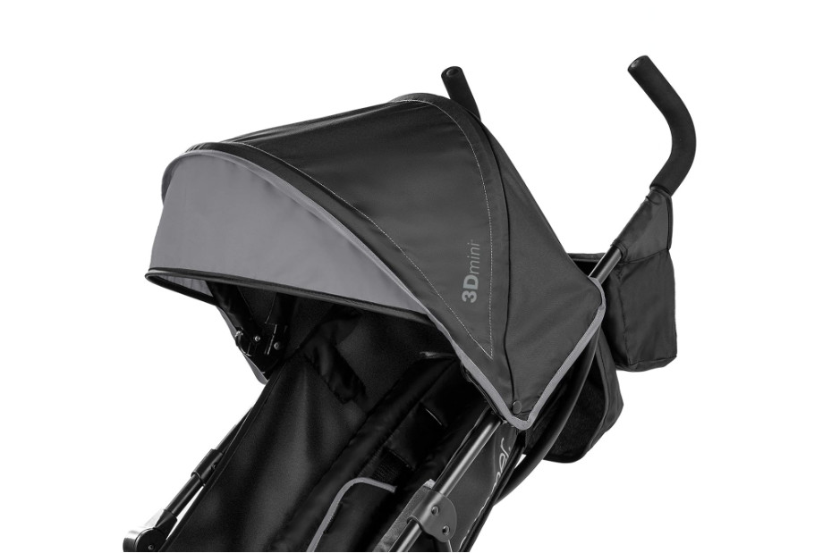 Summer 3D Mini Stroller – Lightweight, Compact, Multi-Position Recline, Gray