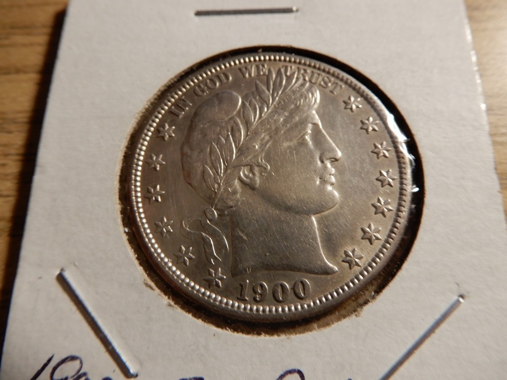 1900 S AU BARBER HALF DOLLAR