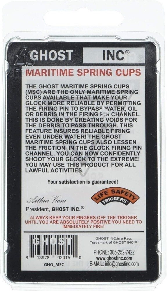 Ghost Maritime Spring Cups Fits Glock