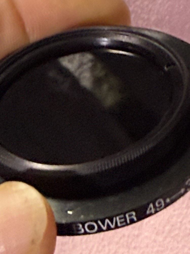 Bundle: Bower Black 37mm to 49mm Step-Up Ring And 37mm Black Filter