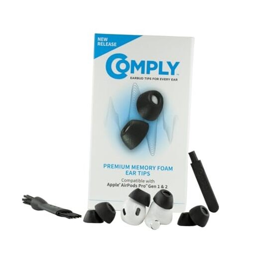 TrueGrip | Premium Memory Foam Replacement Assorted (S/M/L) True Grip Black