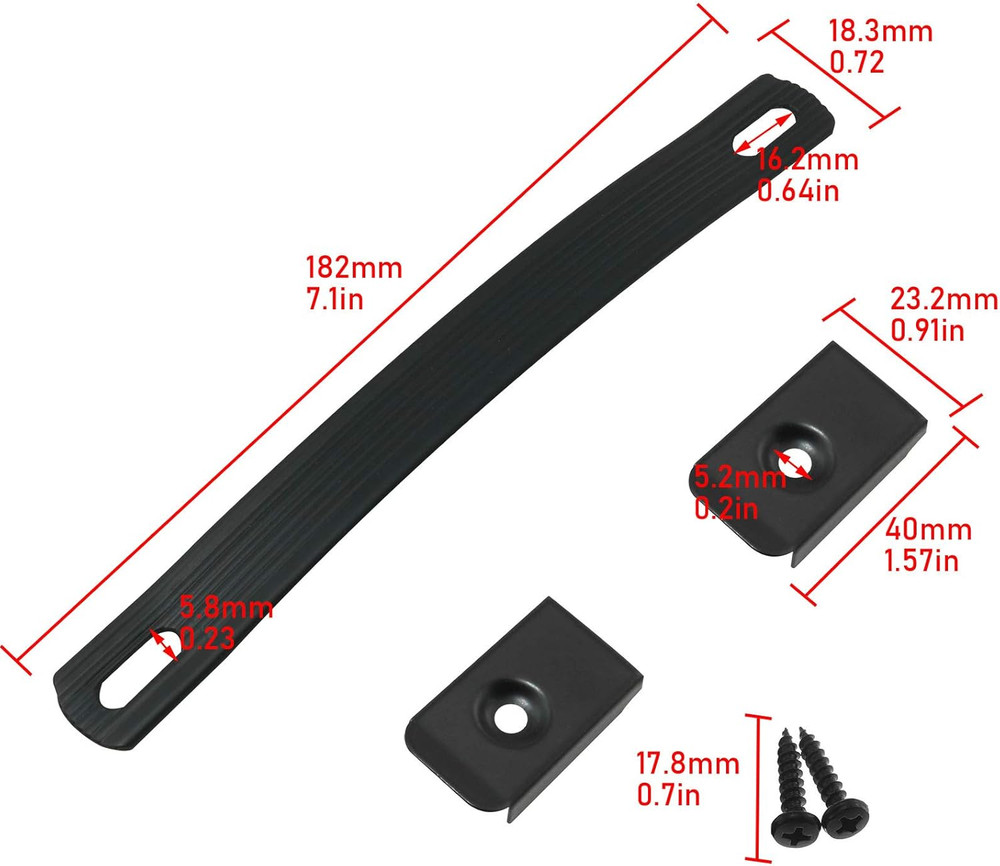 2 Pcs Handle Strap Pull Handle Strap Handle Box Carry Grip Carry Handle with Me