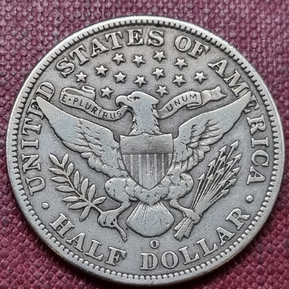 1909 O Barber Half 50c VF+ #98772