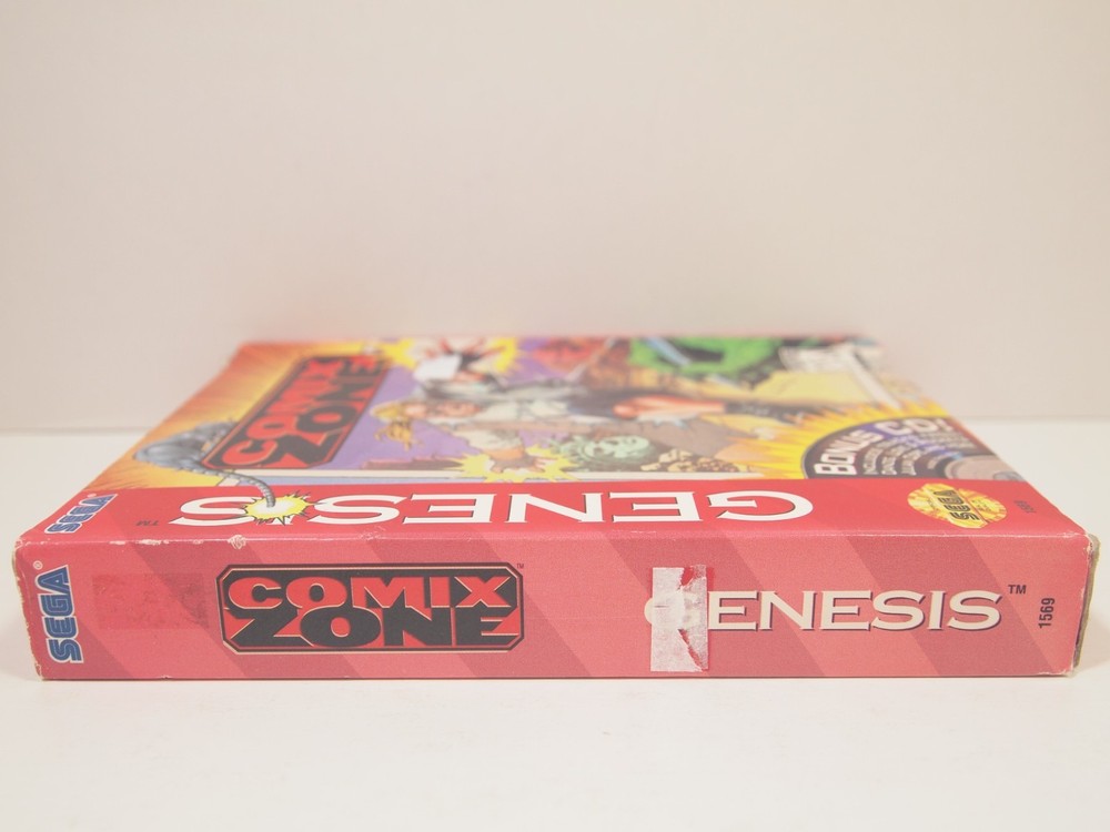 Comix Zone (SEGA Genesis) Authentic CARDBOARD BOX ONLY
