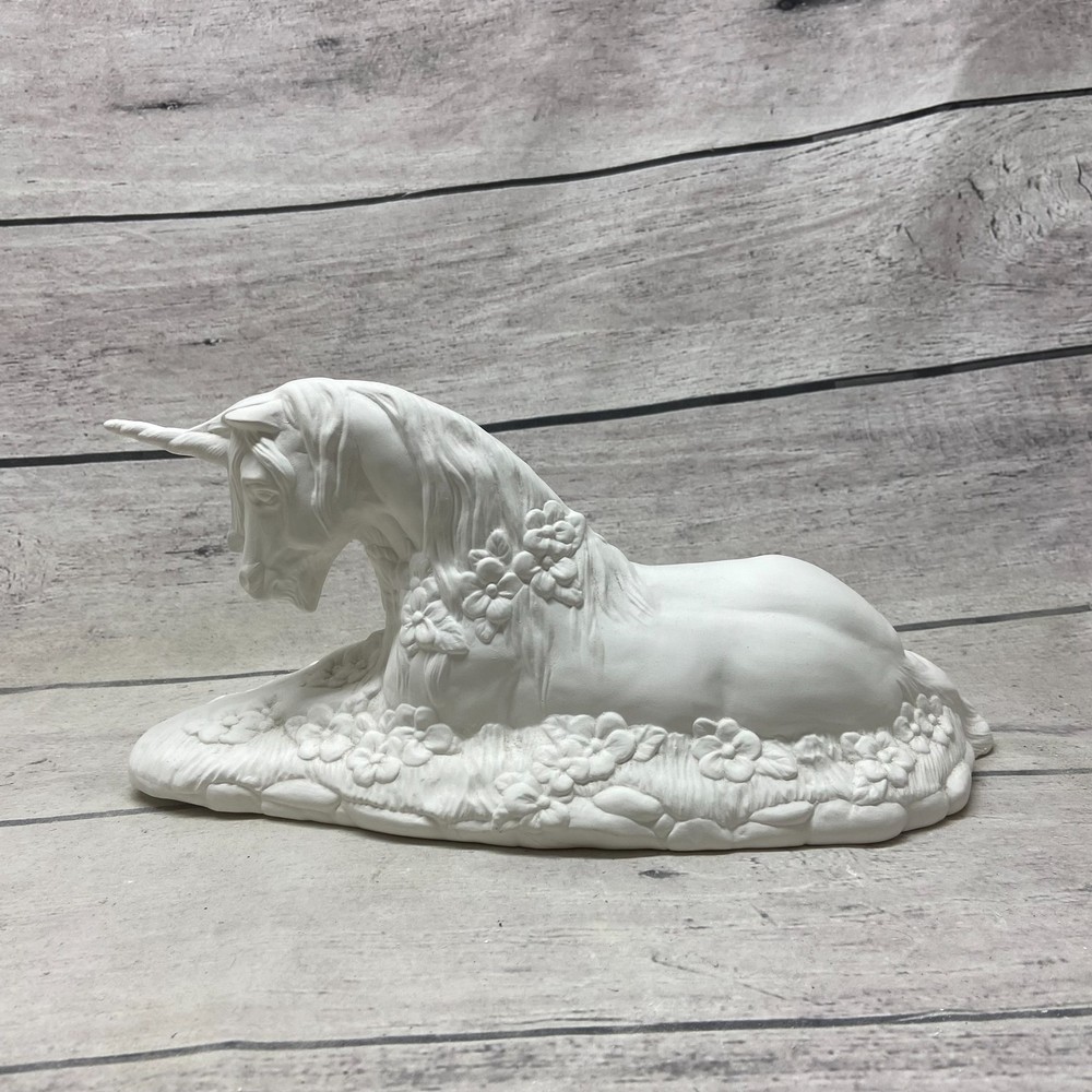 Unbranded Ceramic Casting Mold Bisque Unicorn Statue Figurine