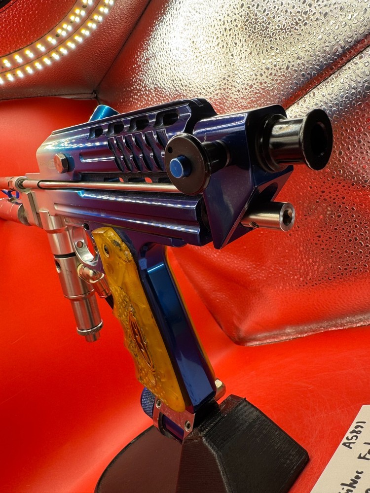 Shock Tech Vortex Autococker - Black/Silver Fade - Not Working