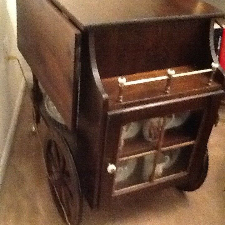 Vintage tea cart wooden