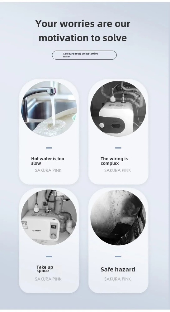 Instant Heating Faucet Water Tap Tankless Water Heater Electric Kitchen Faucet