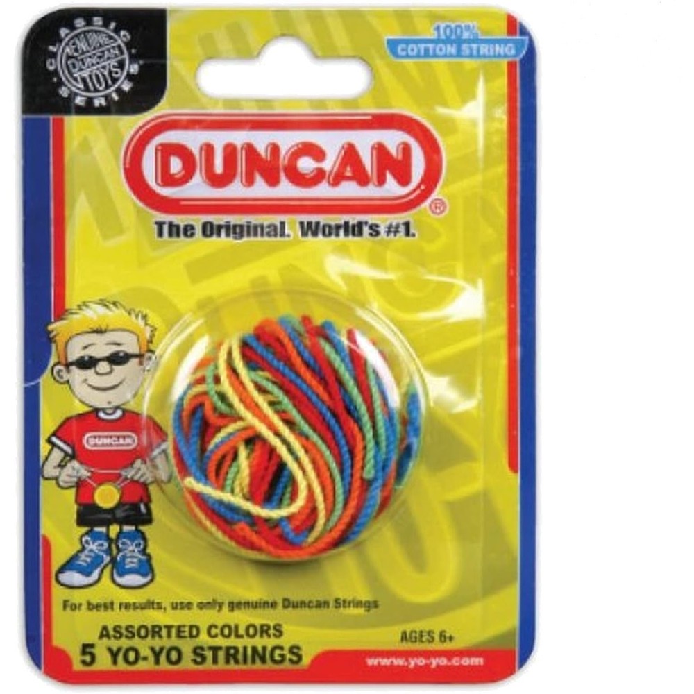 Comfortable Cotton Yo-Yo String Pack - 5 Assorted Colors for Optimal Performance
