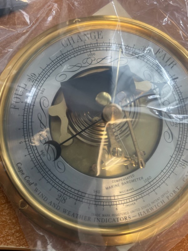Marine barometer by Cape Cod wind and weather Instruments