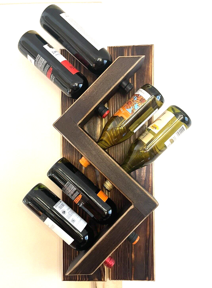 Wine Rack Rustic HandMade From Wood Very Unique