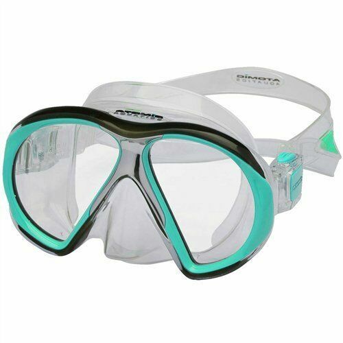 Atomic Aquatics Subframe Mask (regular Fit) Clear Skirt/aqua Frame