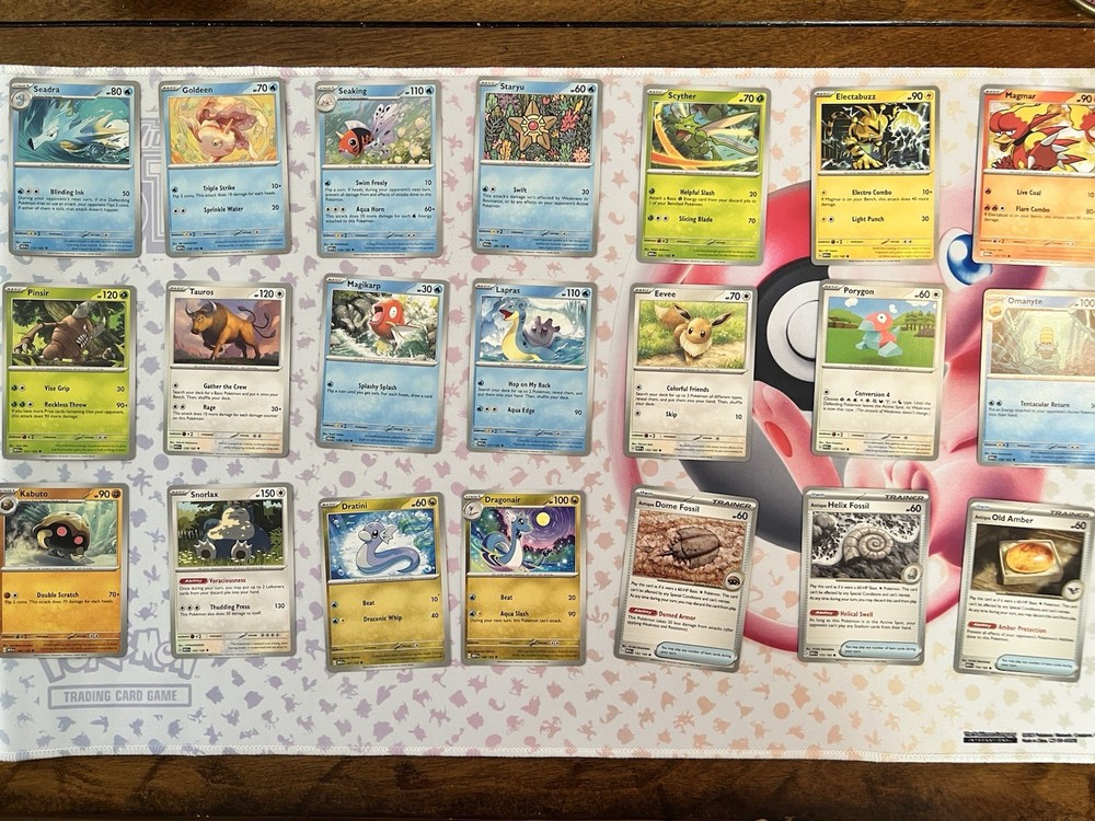 136 Cards!!!! POKEMON 151 - Complete Base MASTER SET - Com/uncommon ONLY