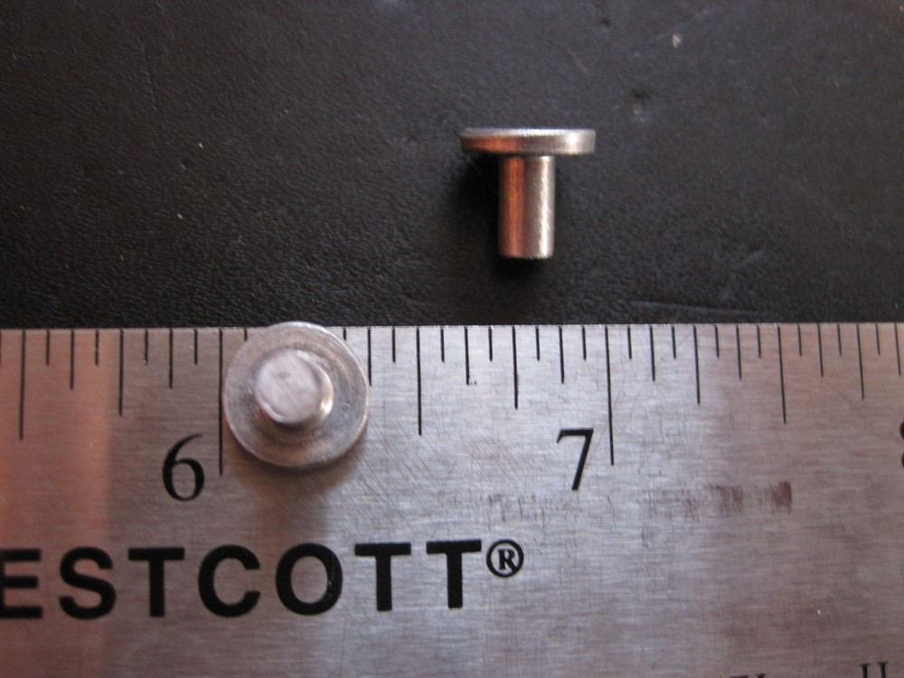 Factory Ruger Silver Medallions (pair) - small 3/8" diameter