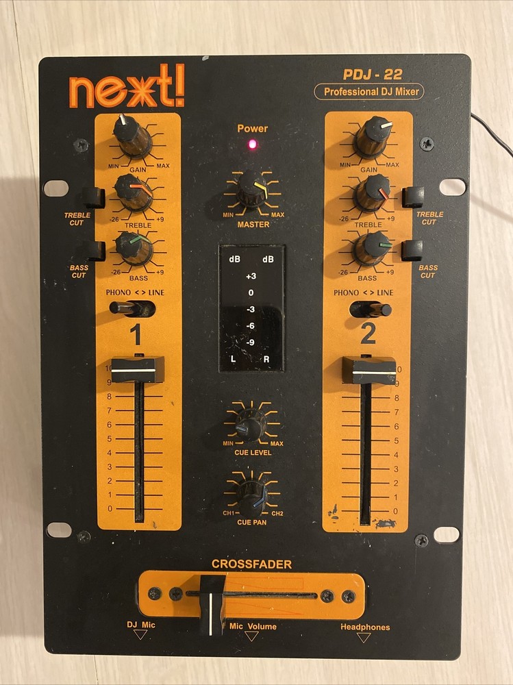 NEXT Crossfader PDJ-22 Professional DJ Mixer