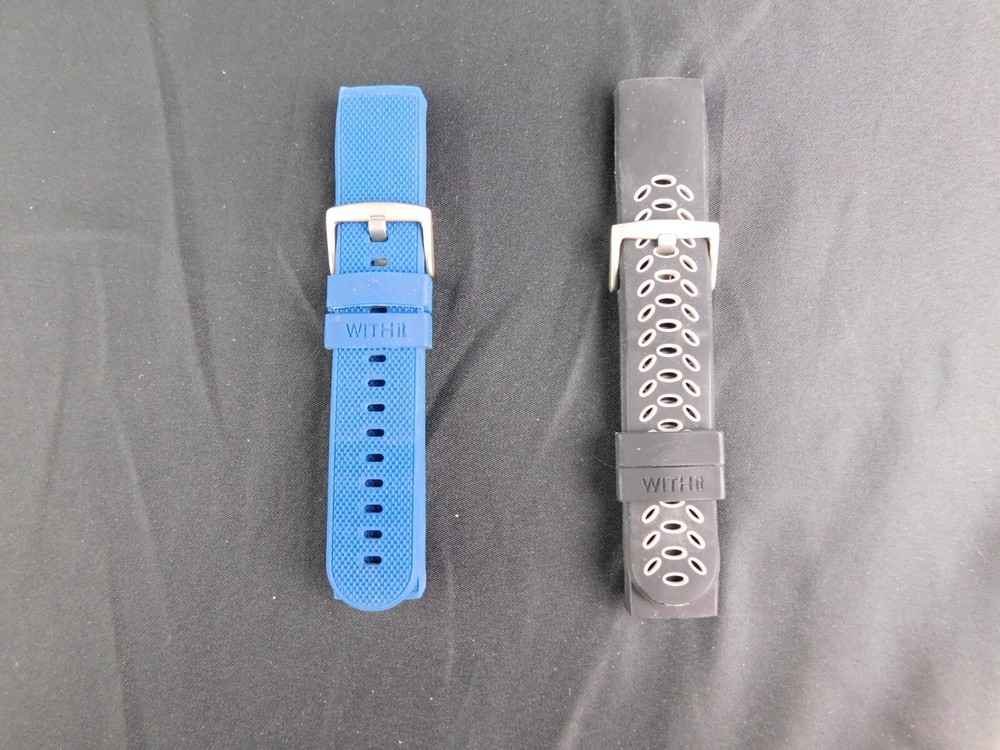 Withit Fitbit Charge 4/3 Bands Blue Black 2-Pack