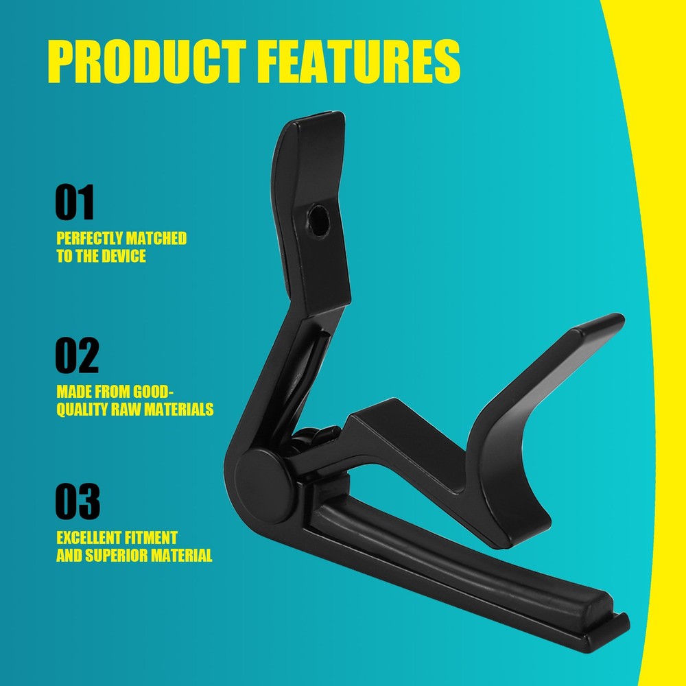 Hand Change Capo for Guitar - Black L6M54792