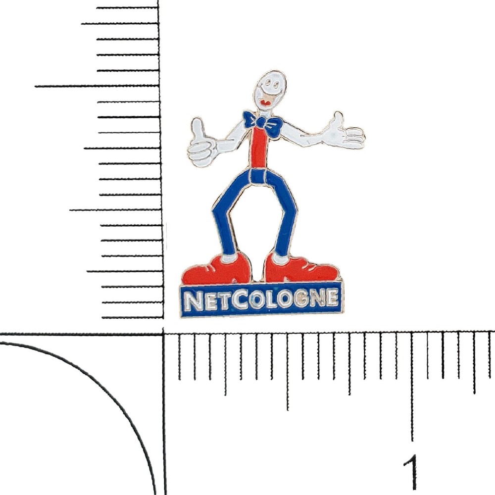 NetCologne Mascot Lapel Pin Telecom Internet Promo Germany