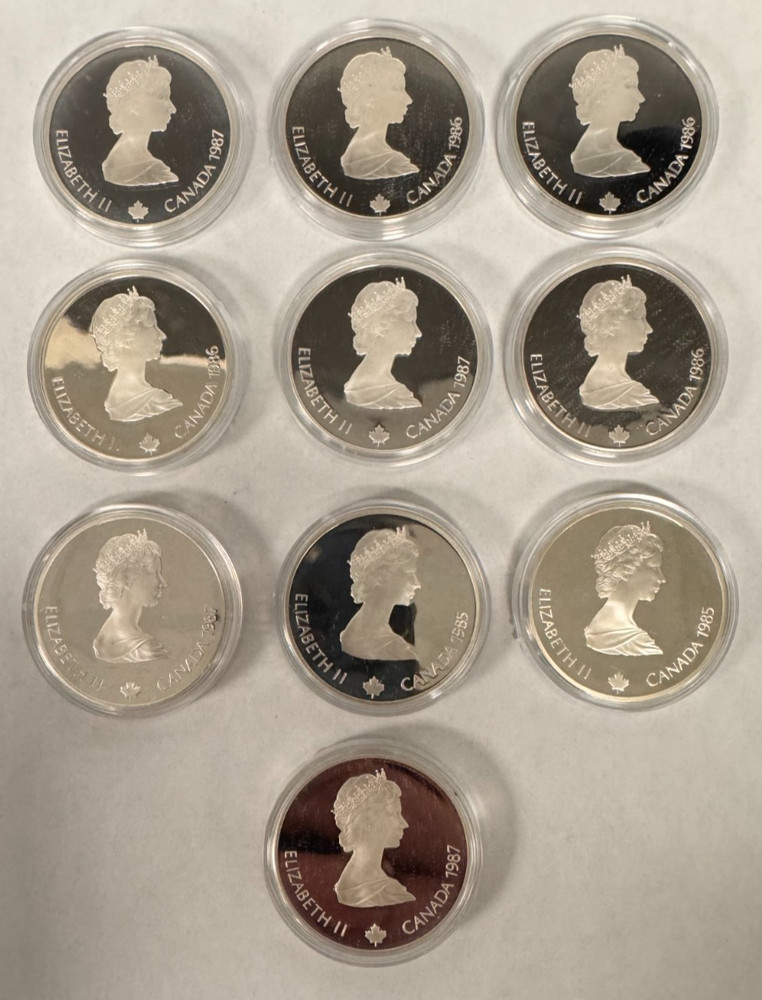1988 Canada $20 Calgary Winter Olympics Set Silver