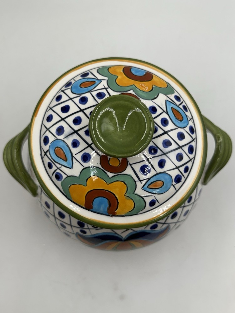 Hand Painted Decorative Cookie Jar, 9x9