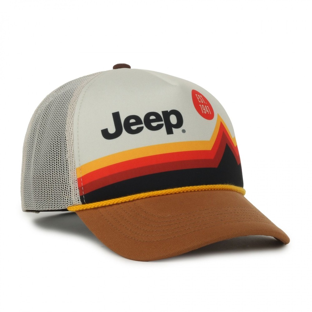 Jeep Est. 1941 Retro Mountains Adjustable hat Multi-Color