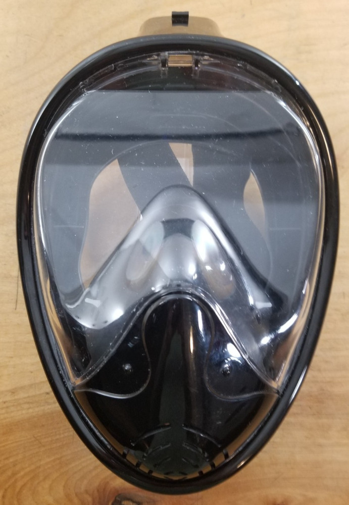 Greatever Full Face Snorkel Mask Foldable Black