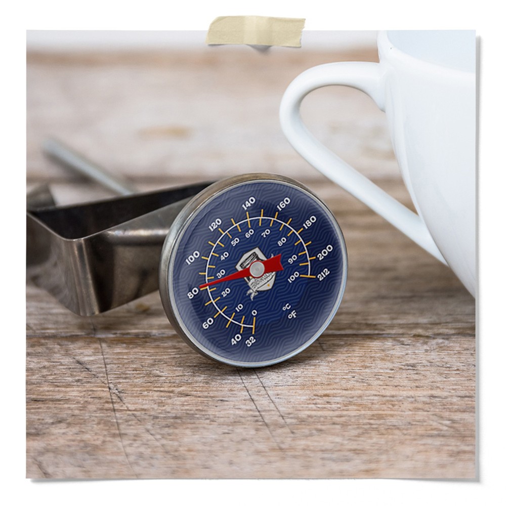 Stainless Steel Dial Thermometer with Adjustable Clip – For General Kitchen Use