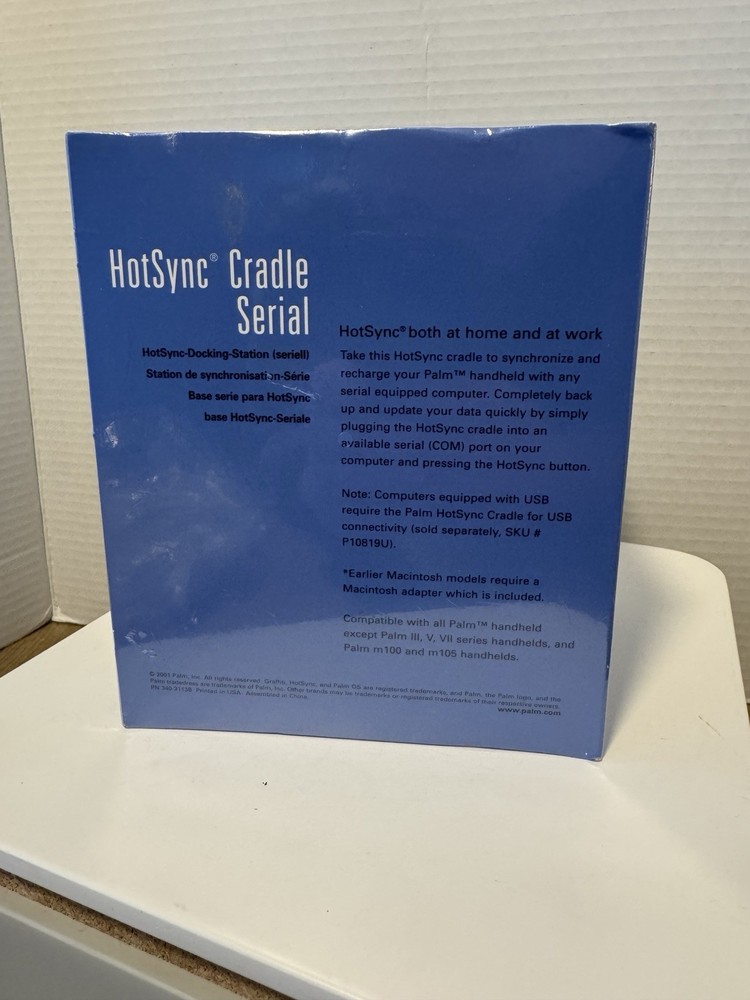 Palm Hotsync Cradle Serial Includes Mac Adapter For Palm Handhelds