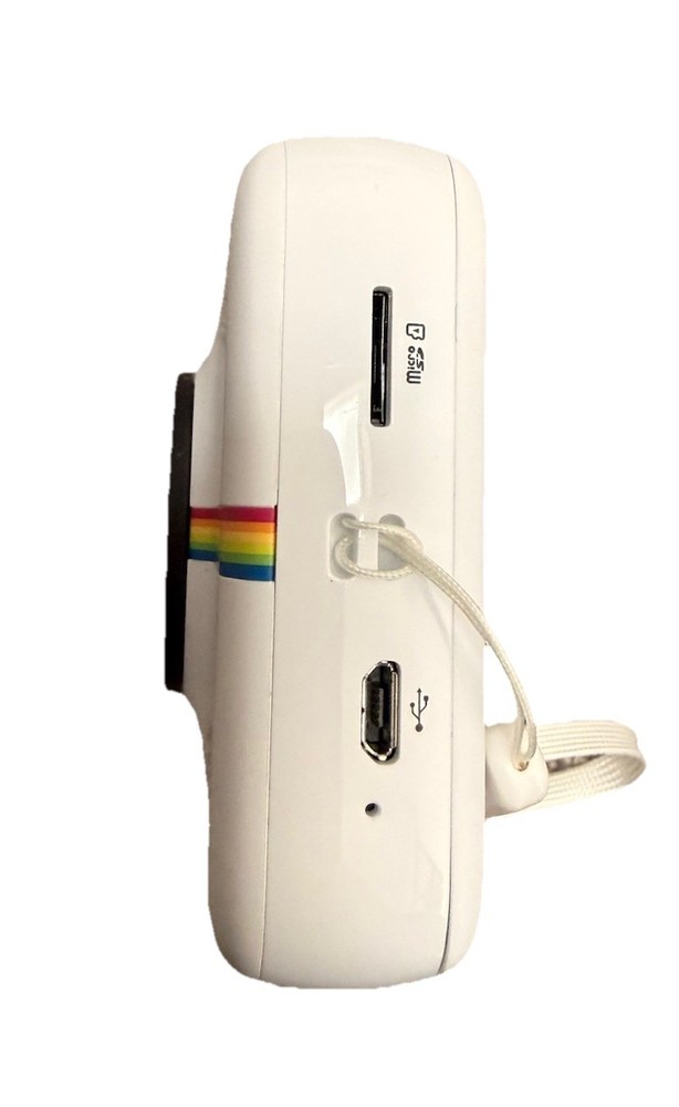 Polaroid Snap White Portable Instant Digital Photo Printer Camera with USB Cable