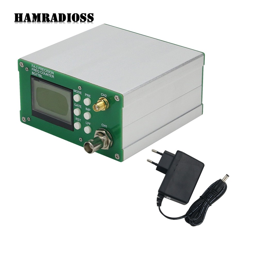 Frequency Counter Frequency Meter 11Bit/Sec 10MHz OCXO With Power Adapter