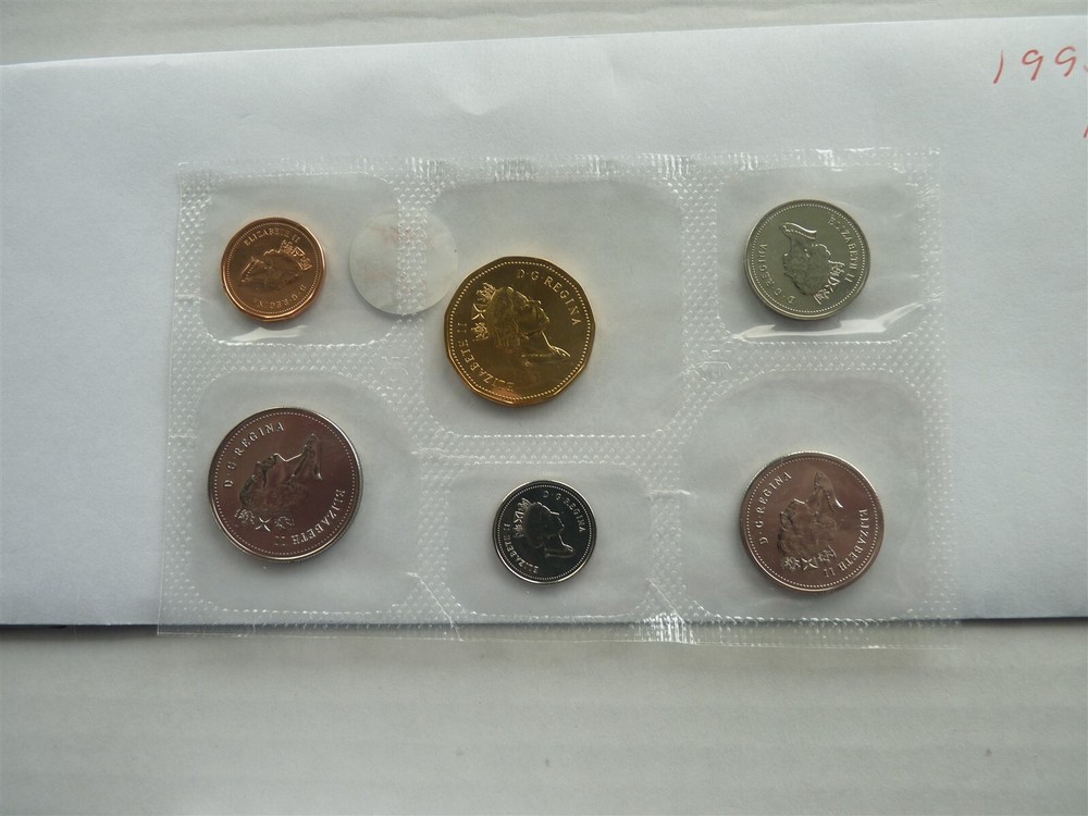 ORIGINAL 1995 CANADA SCEALE PL SET ROYAL CANADA MINT