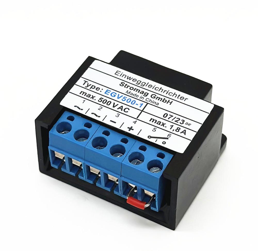 1PC Brake Rectifier EGV500-1 Max.500VAC Max.1,8A