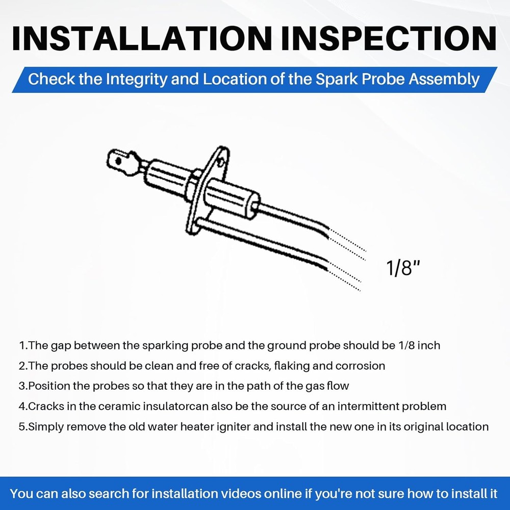 232258 RV Water Heater 2-Prong Electrode Assembly for Suburban water heaters SW