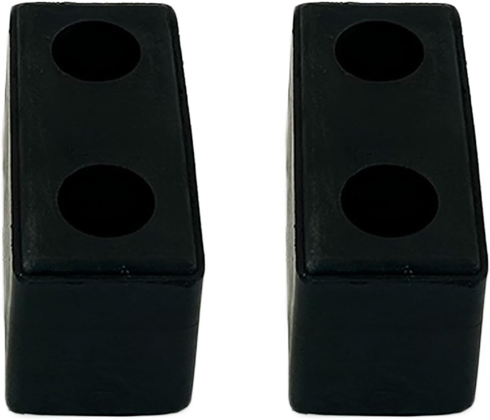 2 Pack Buffers Molded Rubber Bumper Block Dock Buffer 6x3x3 for Chassis/Trai...