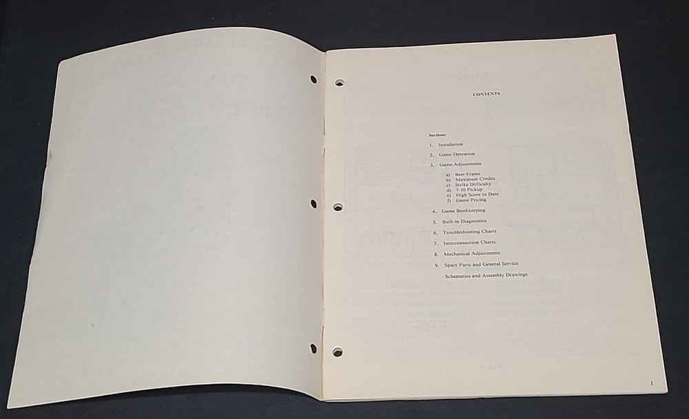 TOPAZ Shuffle Alley (Solid State) Manual, Williams