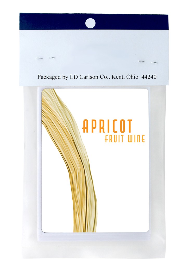 Apricot Fruit wine Labels 30/Pack Fruit Labels Collection