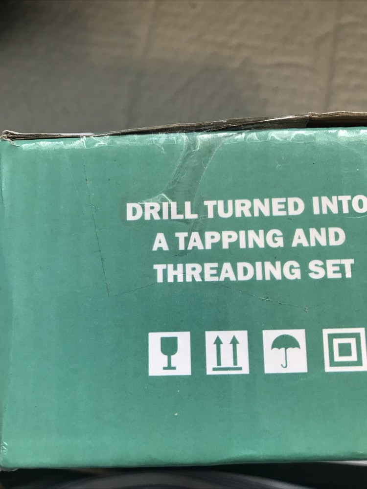 Easily Accessible Electric Drill Attachment Complete Pipe Threader Kit