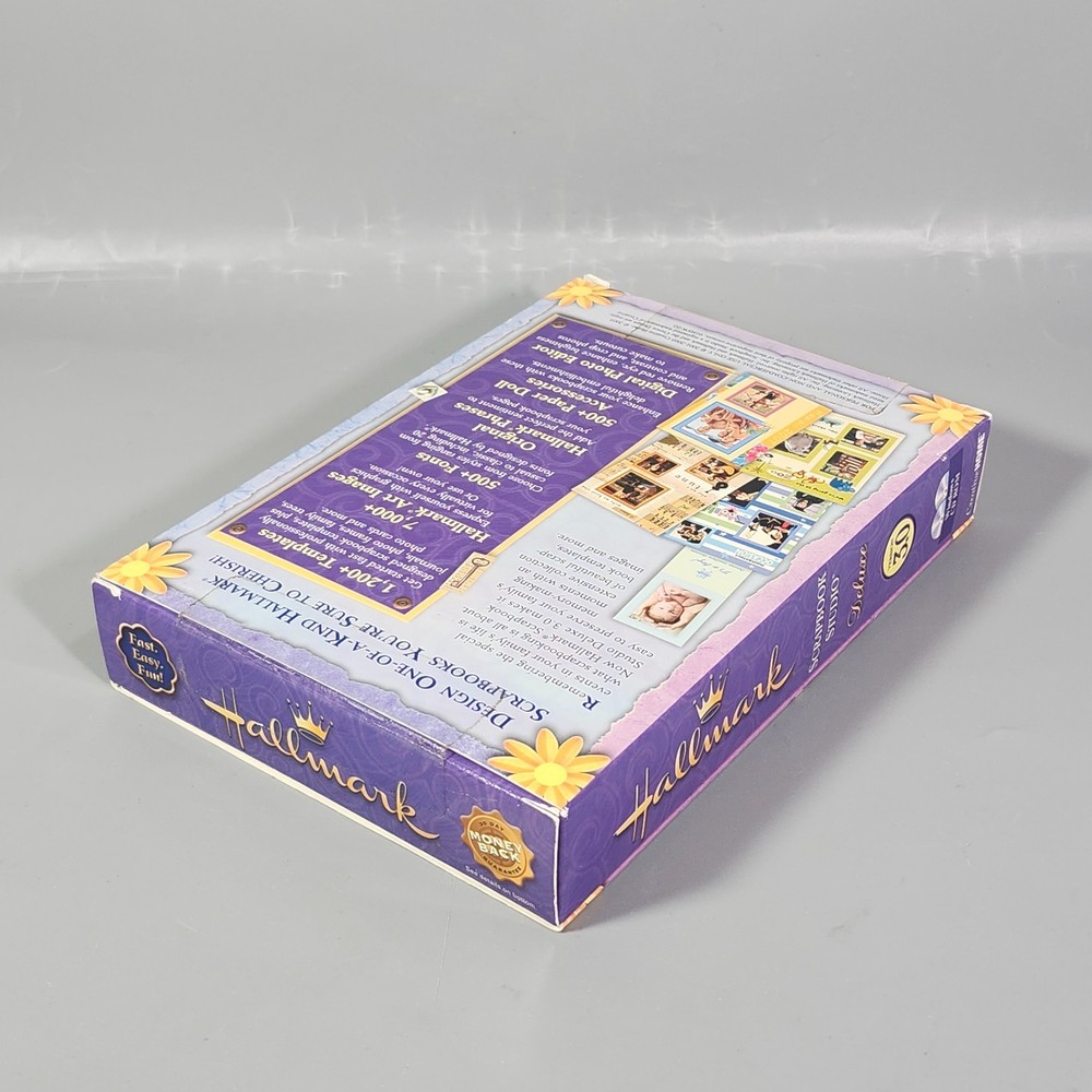 Hallmark Scrapbook Studio Deluxe 3.0 PC CD-ROM Windows 98 Me 2000 XP Software