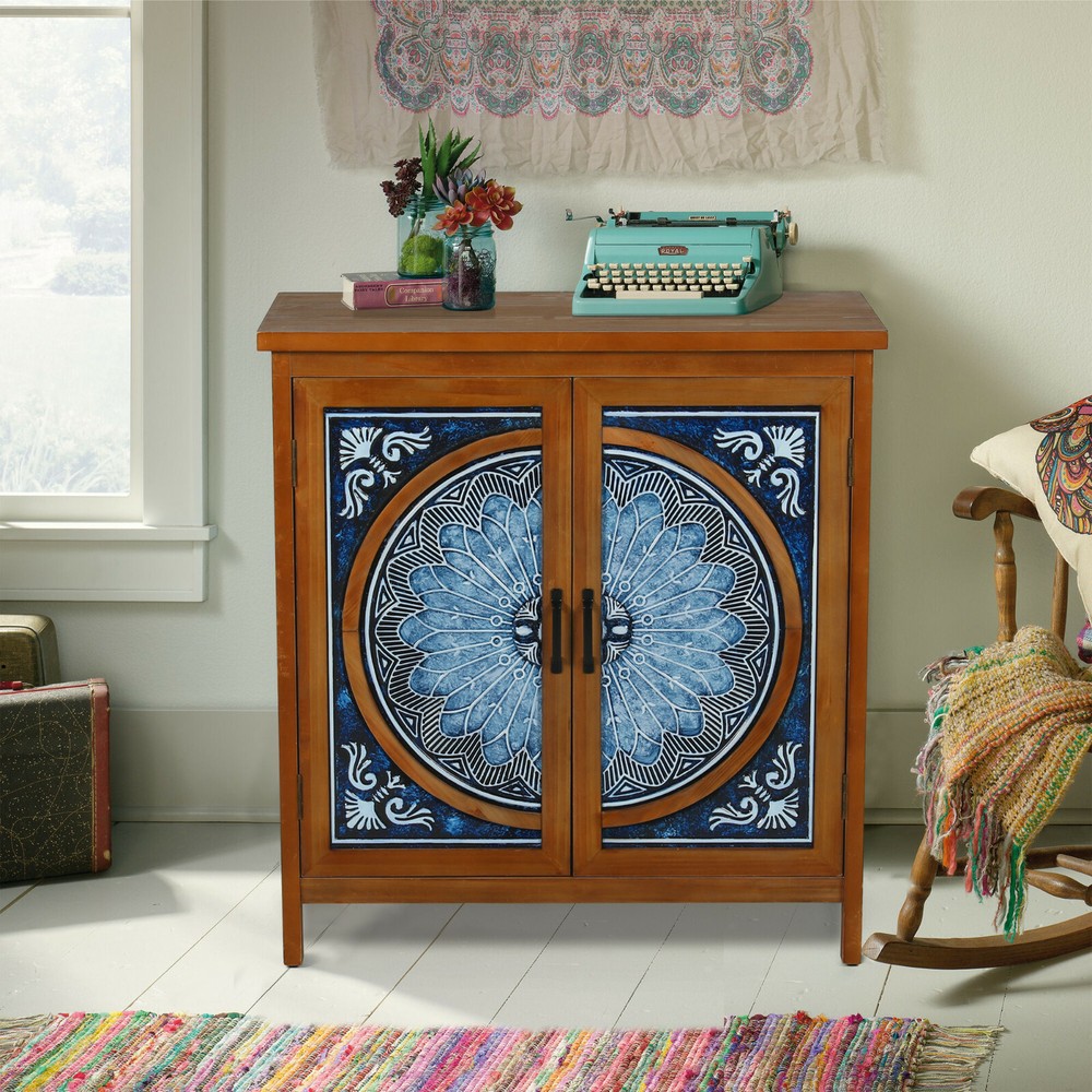 Accent Storage Cabinet 2 Doors Decorative Cabinet Buffet & Sideboard