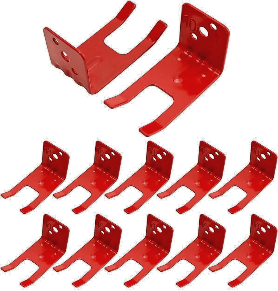✅🔥🧯12-FORK STYLE WALL MOUNT 5 & 10 lb SIZE FIRE EXTINGUISHER BRACKETS🔥🧯