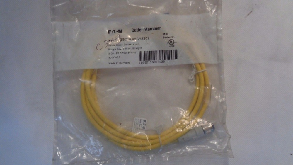 NEW EATON/CUTLER HAMMER CSD4A3CY2202 MICRO SERIES CABLE